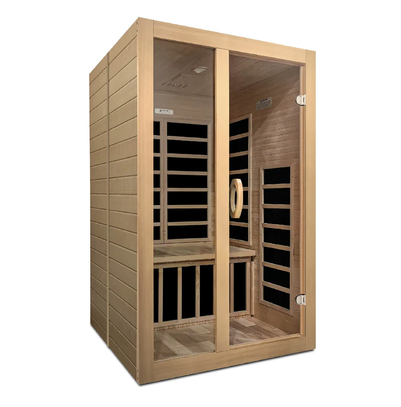 Golden Designs Dynamic "Santiago" 2-Person Low EMF Infrared Sauna | DYN-6209-01 - Image 2