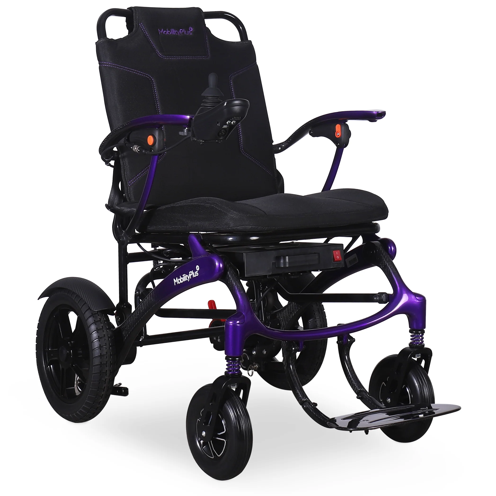 MobilityPlus+ Nova Ultra-Light Carbon Folding Electric Wheelchair - Image 3