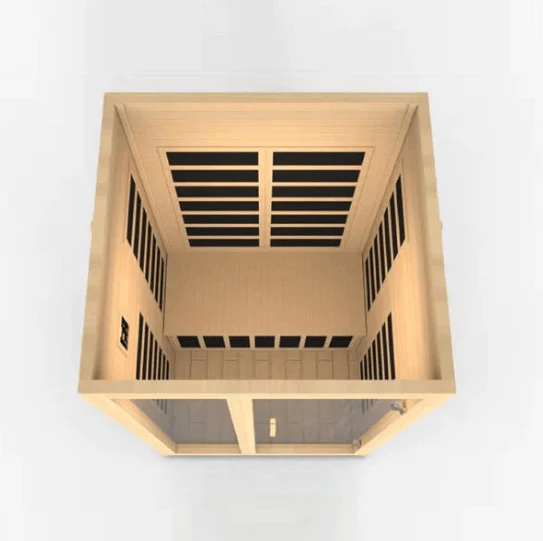 Golden Designs Dynamic "Santiago" 2-Person Low EMF Infrared Sauna | DYN-6209-01 - Image 4